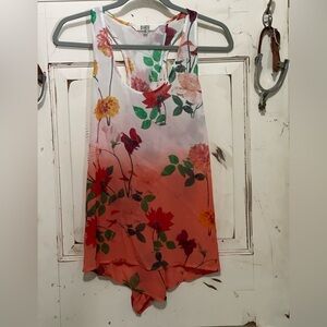 BB Dakota Multicolor Floral Tank Top NWOT Adorable!